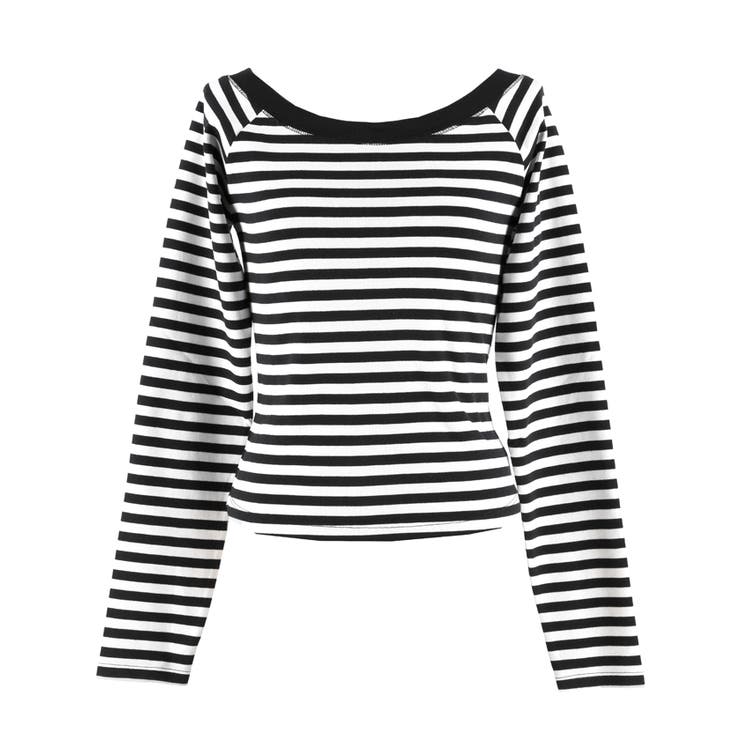 滑らかな肌触りと美シルエットが魅力のスムースラグランオフショルダー