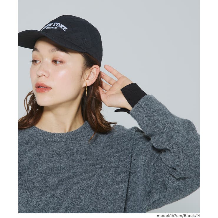 シンプルで使いやすい、リブ素材のクルーネック長袖Tシャツ | coca | 詳細画像14 