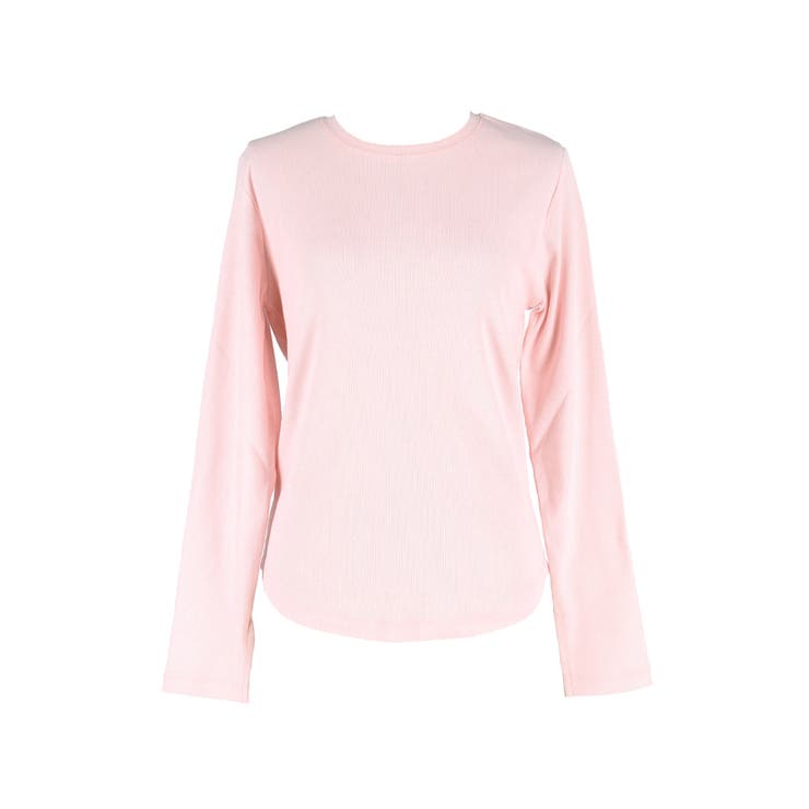 ＼26aw新色登場／シンプルで使いやすい、リブ素材のクルーネック長袖Tシャツ | coca | 詳細画像18 