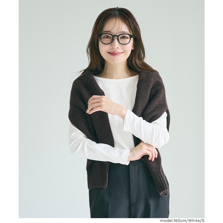 コットンスムースサイドスリットTシャツ レディース | coca | 詳細画像10 
