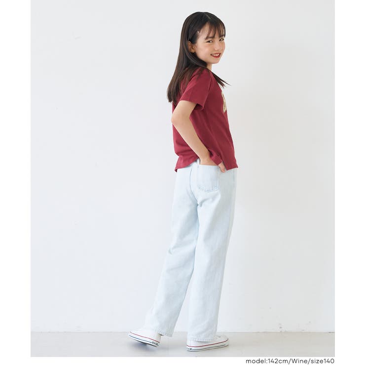 親子お揃いサイドスリットプリントTシャツ キッズ | coca | 詳細画像12 