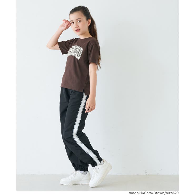 親子お揃いサイドスリットプリントTシャツ キッズ | coca | 詳細画像14 
