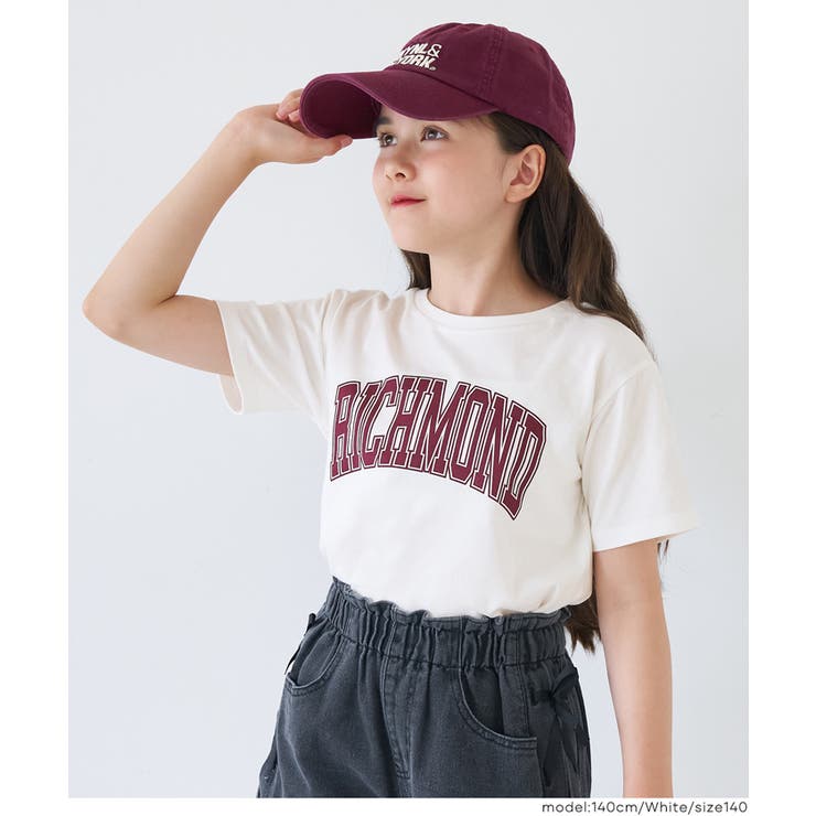 親子お揃いサイドスリットプリントTシャツ キッズ | coca | 詳細画像5 