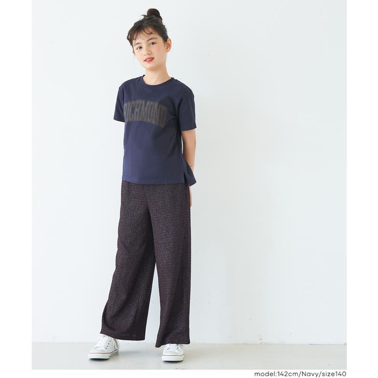 親子お揃いサイドスリットプリントTシャツ キッズ | coca | 詳細画像6 