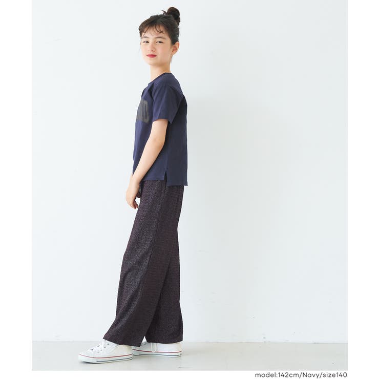 親子お揃いサイドスリットプリントTシャツ キッズ | coca | 詳細画像8 