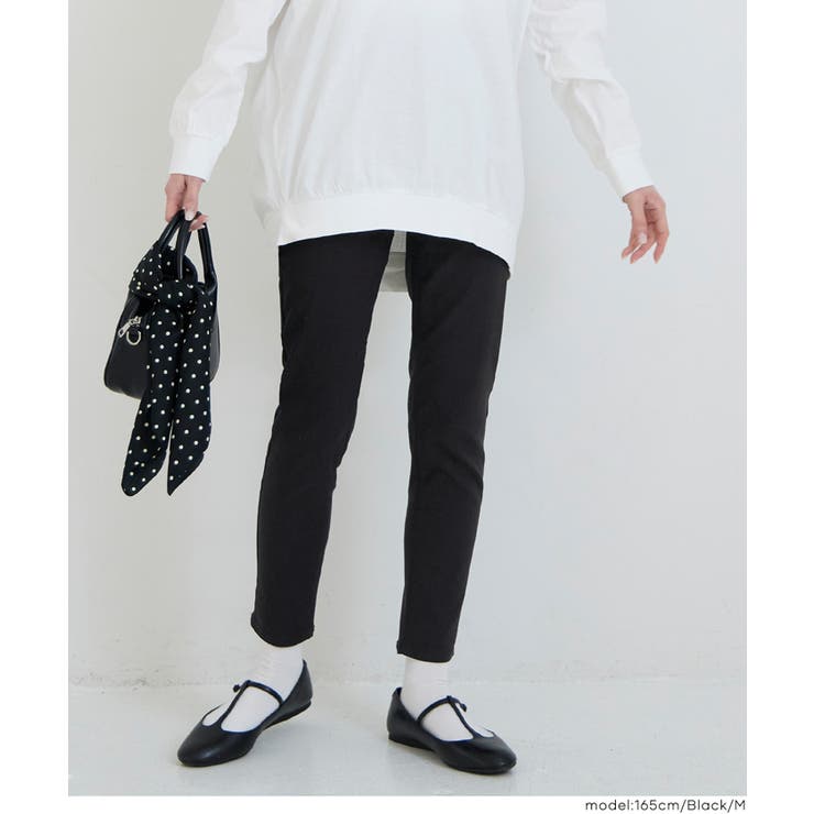 [Black] | ウルトラストレッチスキニーパンツ股下67cm | coca