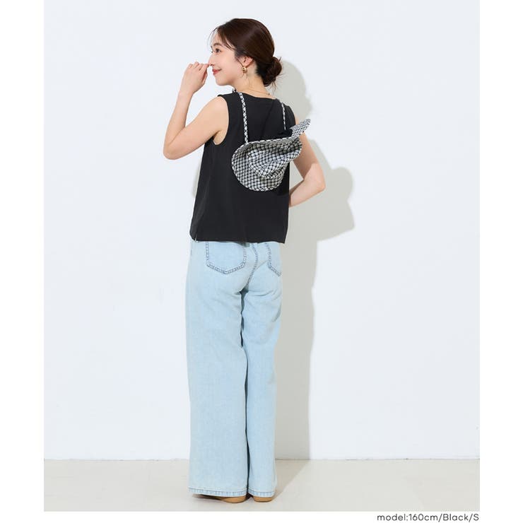 ＼４サイズ展開／コットン天竺タンクトップ〈セットアップ対応〉 | coca | 詳細画像9 