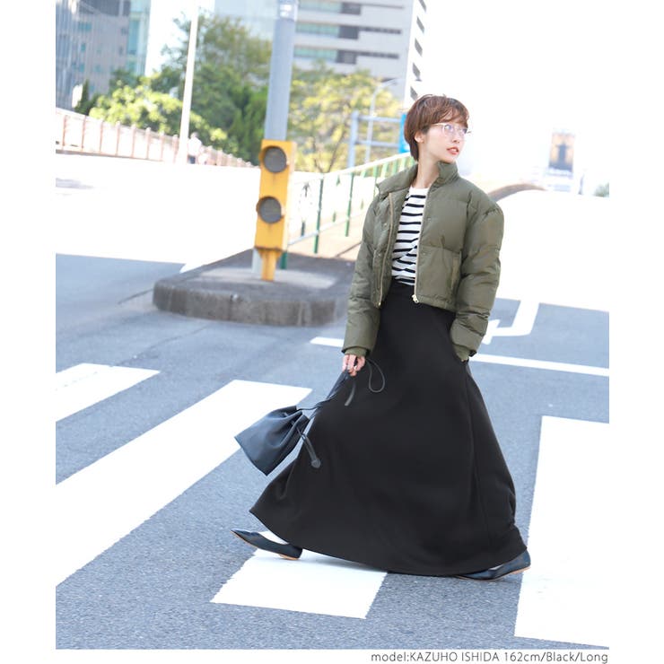 毛布のような肌触り裏起毛フレアロングスカート | coca | 詳細画像21 