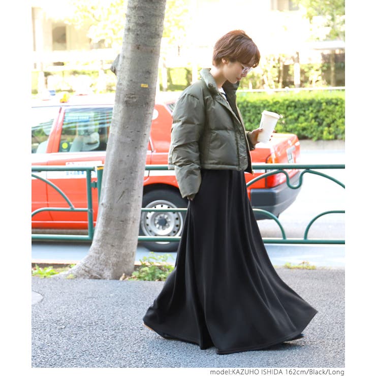 毛布のような肌触り裏起毛フレアロングスカート | coca | 詳細画像23 