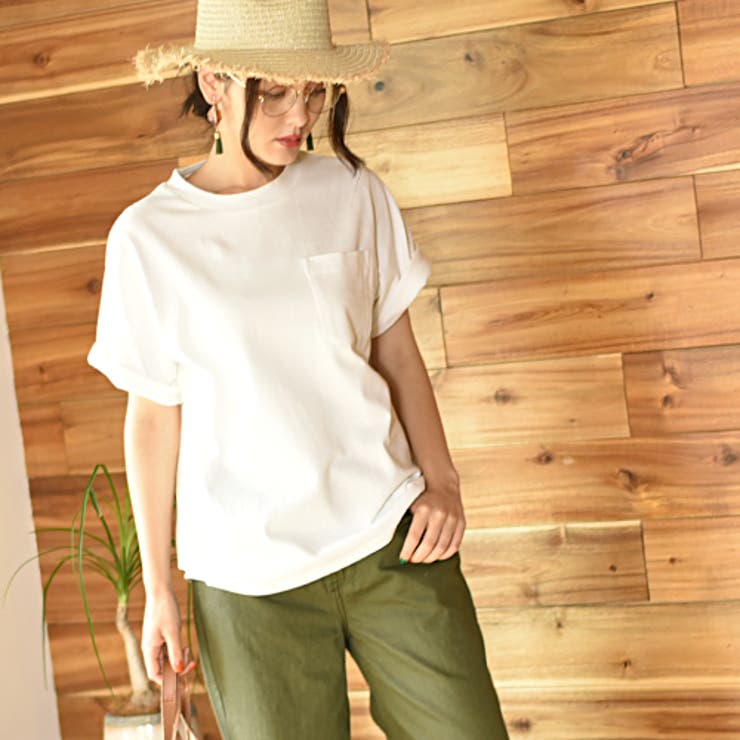 ビッグポケットコットンカットソーcocaオリジナル Tシャツ 半袖 厚手 品番 Pa000008177 Coca コカ のレディースファッション通販 Shoplist ショップリスト