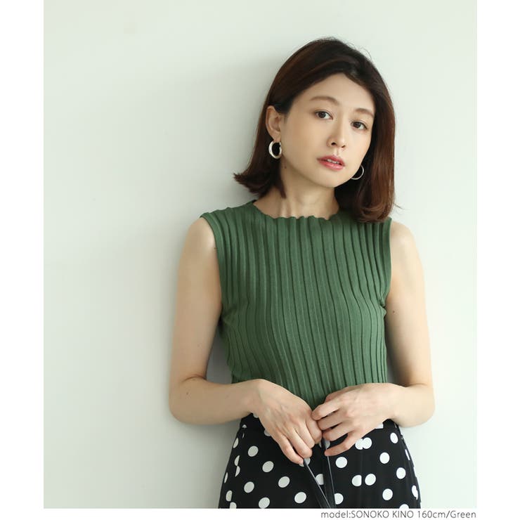 ニット レディース ノースリーブ | coca | 詳細画像19 