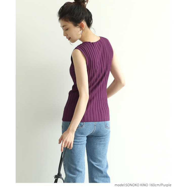 ニット レディース ノースリーブ | coca | 詳細画像24 