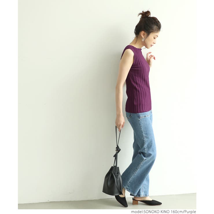 ニット レディース ノースリーブ | coca | 詳細画像25 