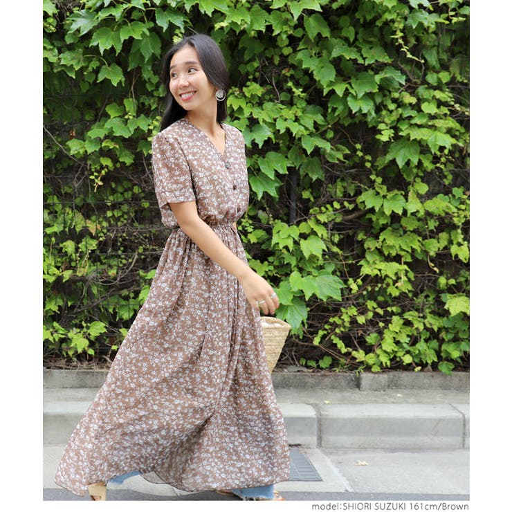 ブラウンカラー小花柄シフォンワンピースcocaオリジナル 鈴木詩織さん着用 品番 Pa Coca コカ のレディースファッション通販 Shoplist ショップリスト ブラウンカラー小花柄シフォンワンピースcocaオリジナル 鈴木詩織さん着用 品番 Pa Coca コカ のレディースファッション通販 Shoplist ショップリスト