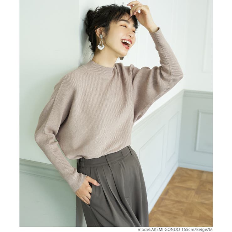 ボトルネックドルマンスリーブニット 品番 Pa Coca コカ のレディースファッション通販 Shoplist ショップリスト