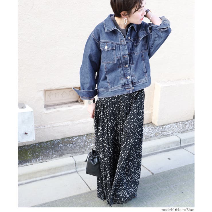 フロントタックシンプルデニムジャケットcocaオリジナル | coca | 詳細画像6 