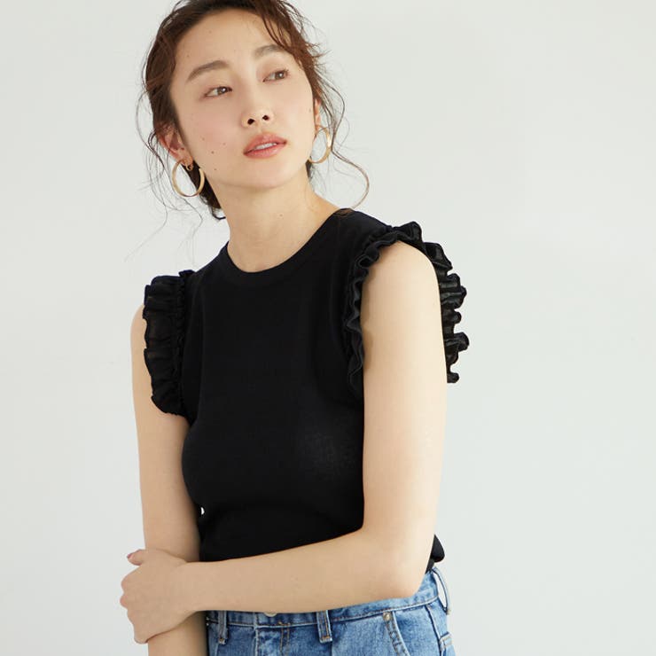 サマーニット レディース ノースリーブ | coca | 詳細画像1 