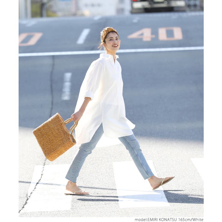 シャツワンピース レディース ロングシャツ | coca | 詳細画像10 