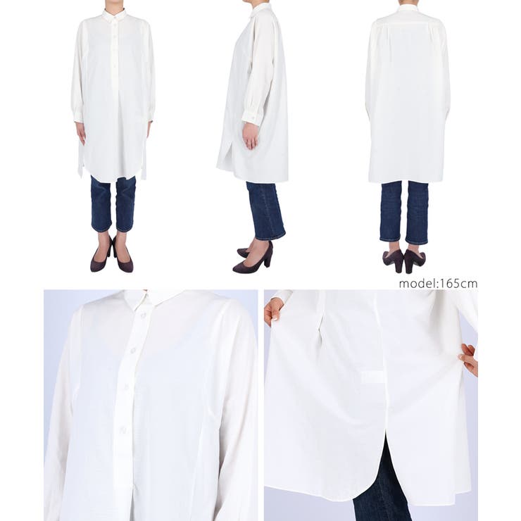 シャツワンピース レディース ロングシャツ | coca | 詳細画像11 