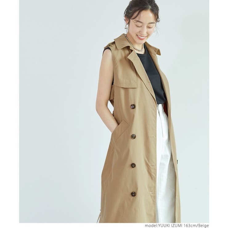 トレンチワンピース レディース トレンチコート[品番
