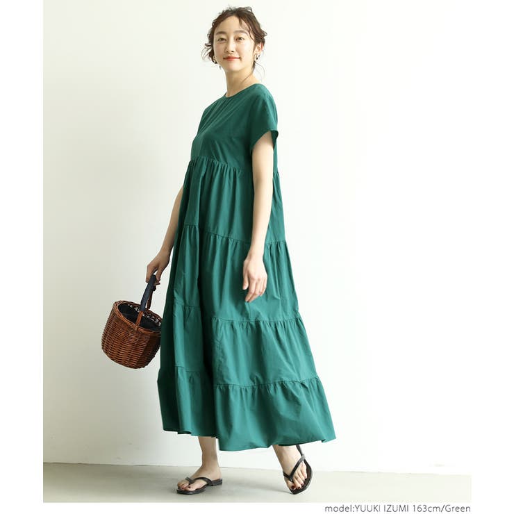 ティアードワンピース レディース 前後2way | coca | 詳細画像11 