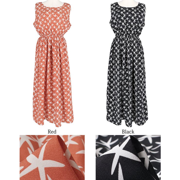 ワンピース レディース ヒトデ柄 品番 Pa Coca コカ のレディースファッション通販 Shoplist ショップリスト