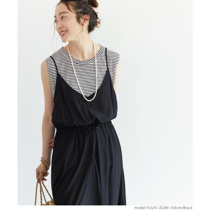 キャミワンピ―ス レディース ノースリーブ | coca | 詳細画像17 