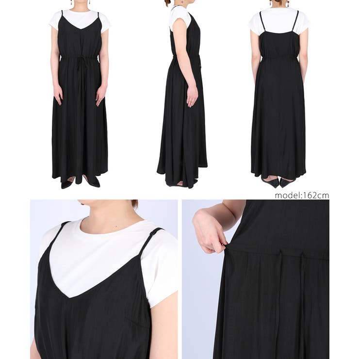 キャミワンピ―ス レディース ノースリーブ | coca | 詳細画像22 