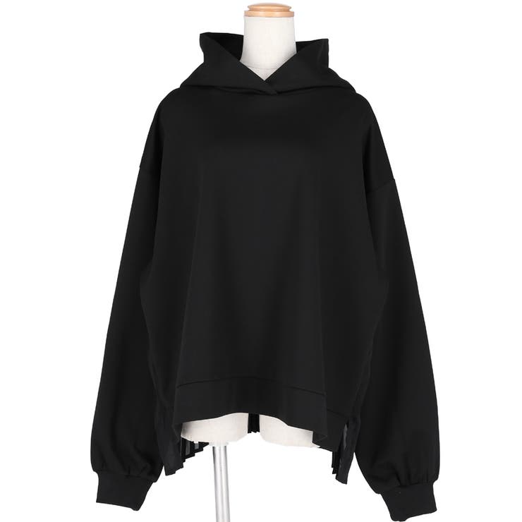 パーカー レディース 後ろプリーツ | coca | 詳細画像3 