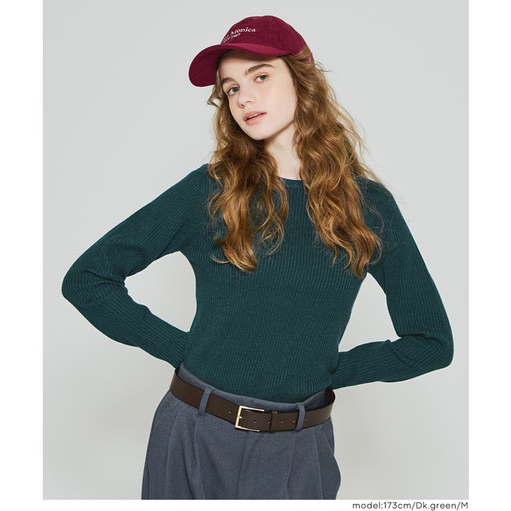 ［Dk.green］ | 25AW新色登場！クルーネック極上ニットトップス | coca