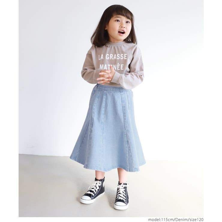 子供服 フレアスカート デニム 品番 Pa Coca コカ のキッズファッション通販 Shoplist ショップリスト