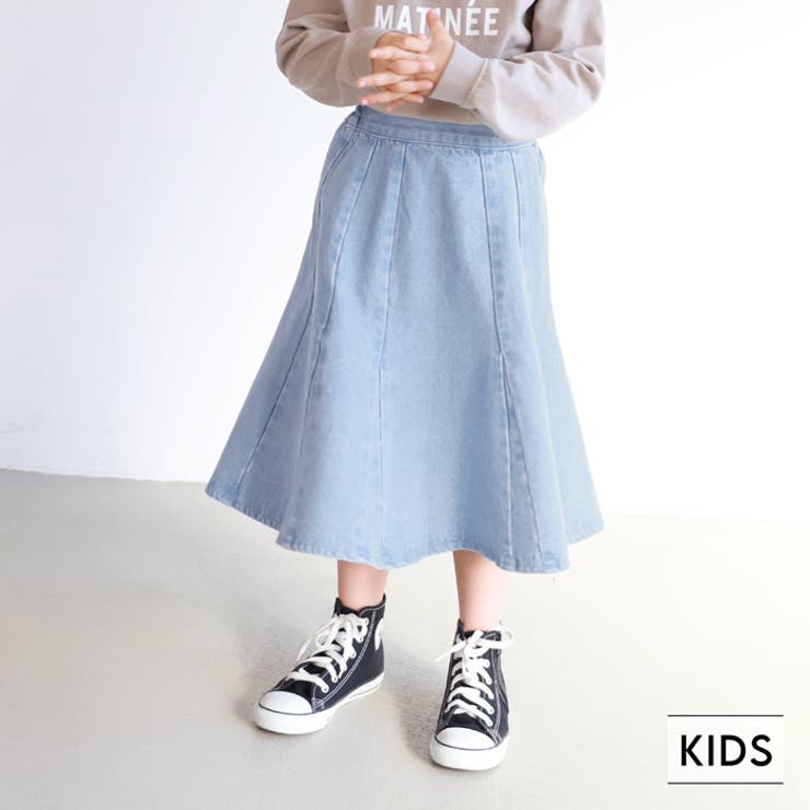 子供服 フレアスカート デニム 品番 Pa Coca コカ のキッズファッション通販 Shoplist ショップリスト