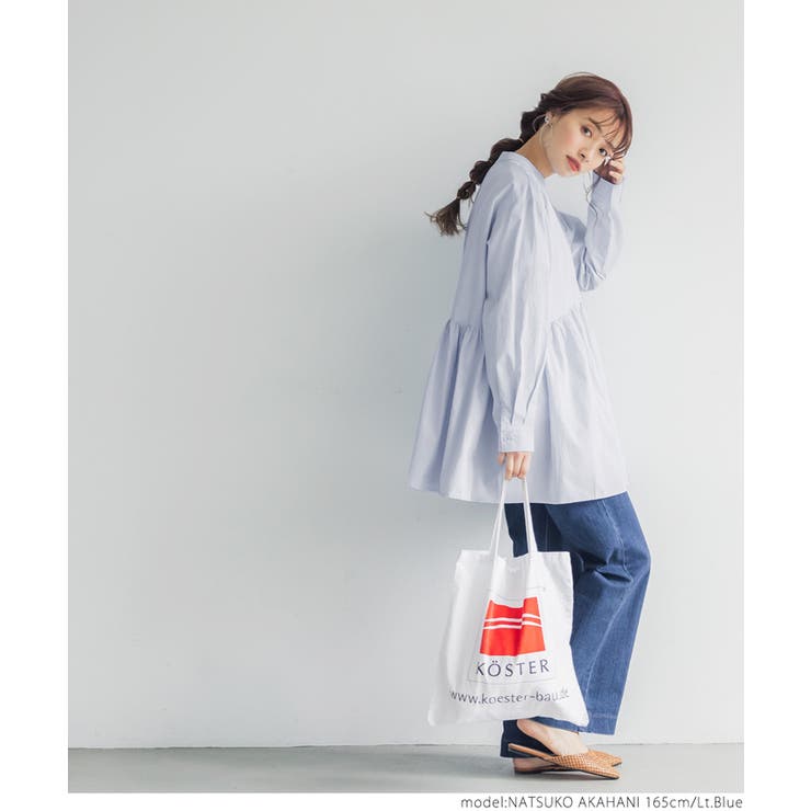 フロントボタンギャザーチュニック | coca | 詳細画像12 