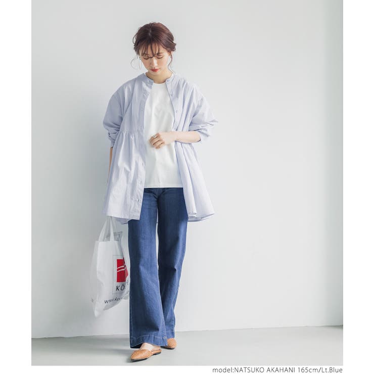 フロントボタンギャザーチュニック | coca | 詳細画像15 