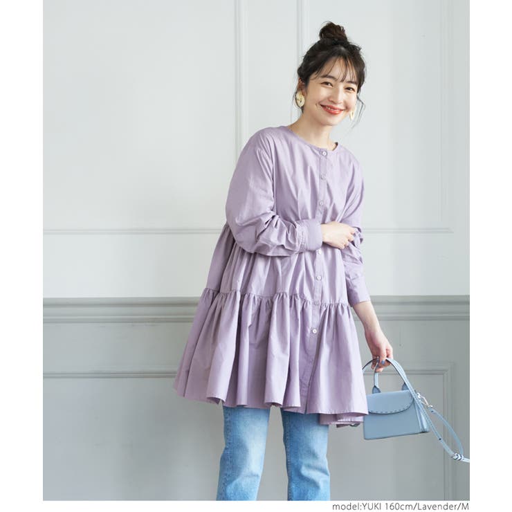 新色登場／ギャザーフレアチュニック[品番：PA000011465]｜coca（コカ