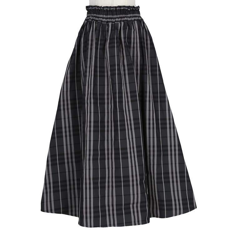 新色登場／フレアチェックスカート[品番：PA000011638]｜coca（コカ