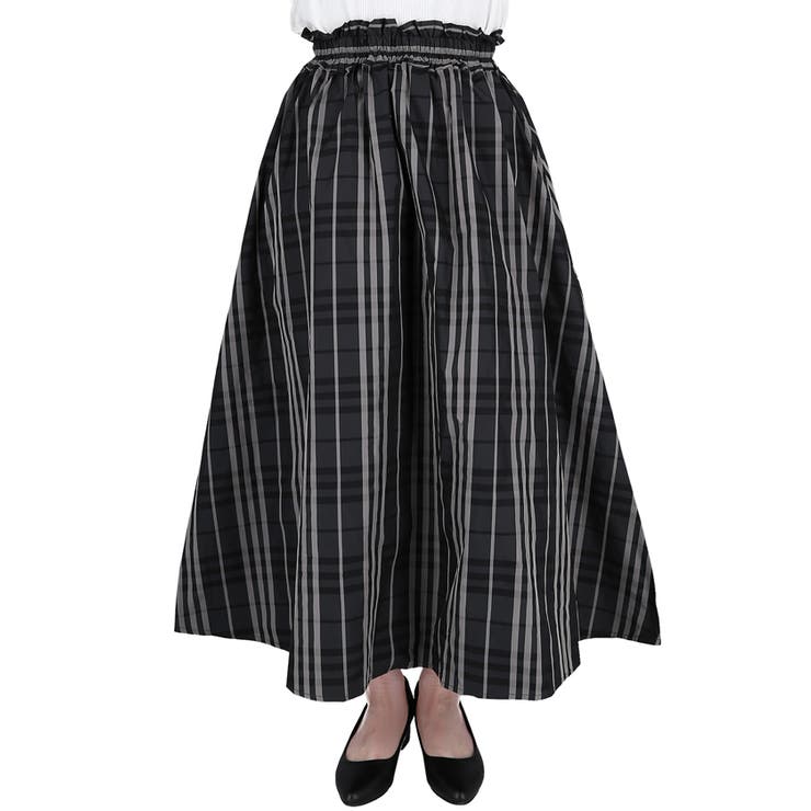 新色登場／フレアチェックスカート[品番：PA000011638]｜coca（コカ