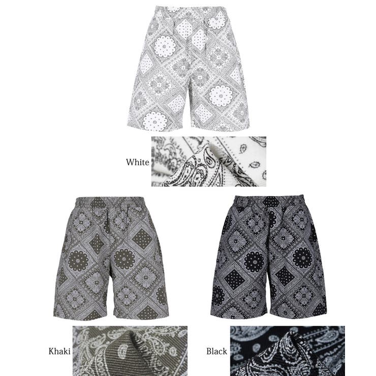 バンダナショートパンツ[品番：PA000011669]｜coca（コカ）｜メンズ