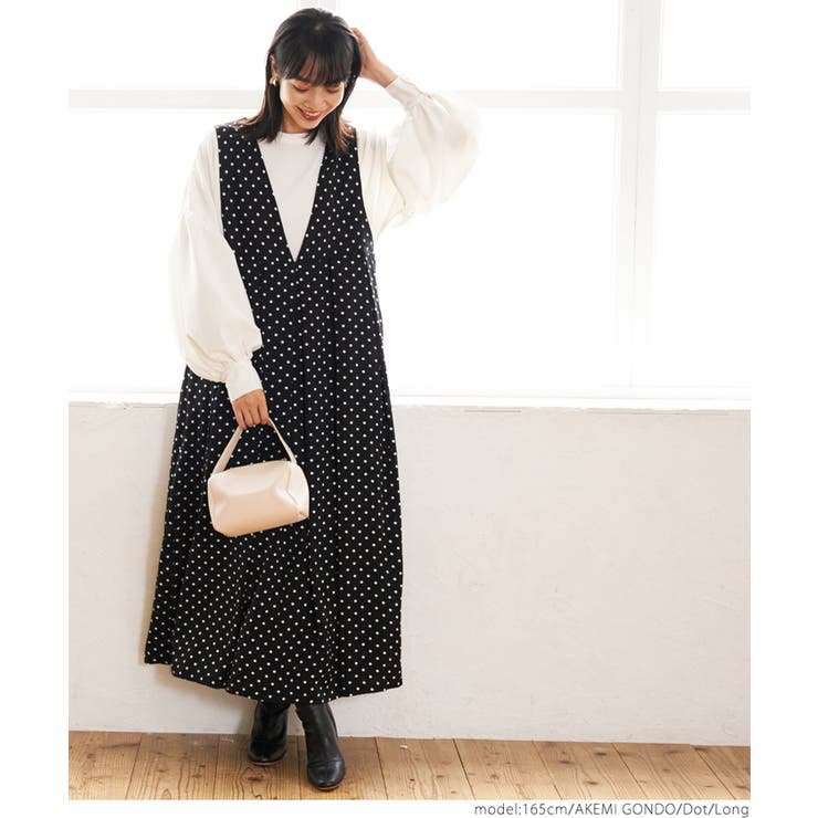 2WAYドットワンピース[品番：PA000012166]｜coca（コカ）の