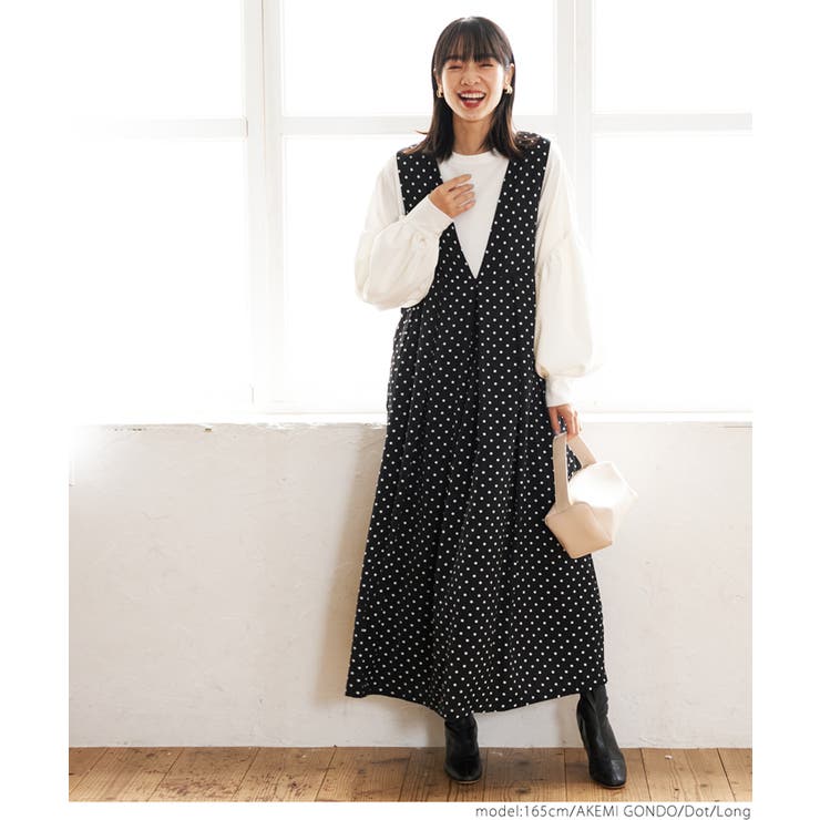 2WAYドットワンピース[品番：PA000012166]｜coca（コカ）の