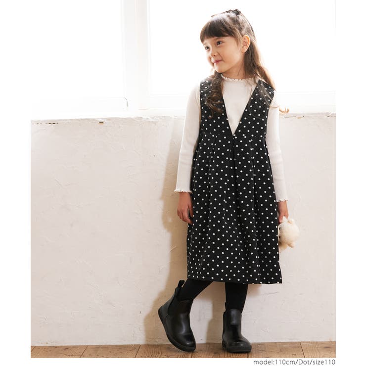 キッズ 親子お揃いシルエットフラワーワンピース | coca | 詳細画像11 