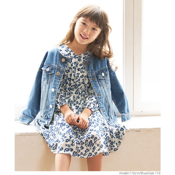 キッズ 親子お揃いシルエットフラワーワンピース | coca | 詳細画像12 