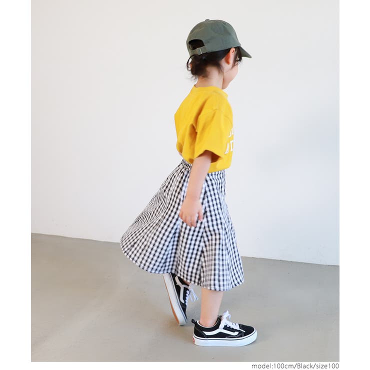 キッズ ギンガムチェックボリュームスカート | coca | 詳細画像10 
