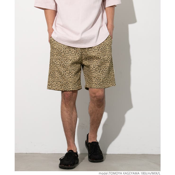 メンズ レオパードハーフパンツ[品番：PA000012375]｜coca（コカ