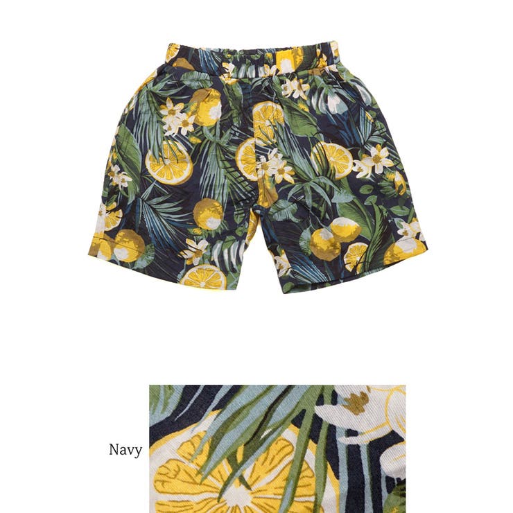 キッズ レモン柄ショートパンツ[品番：PA000012432]｜coca（コカ）の