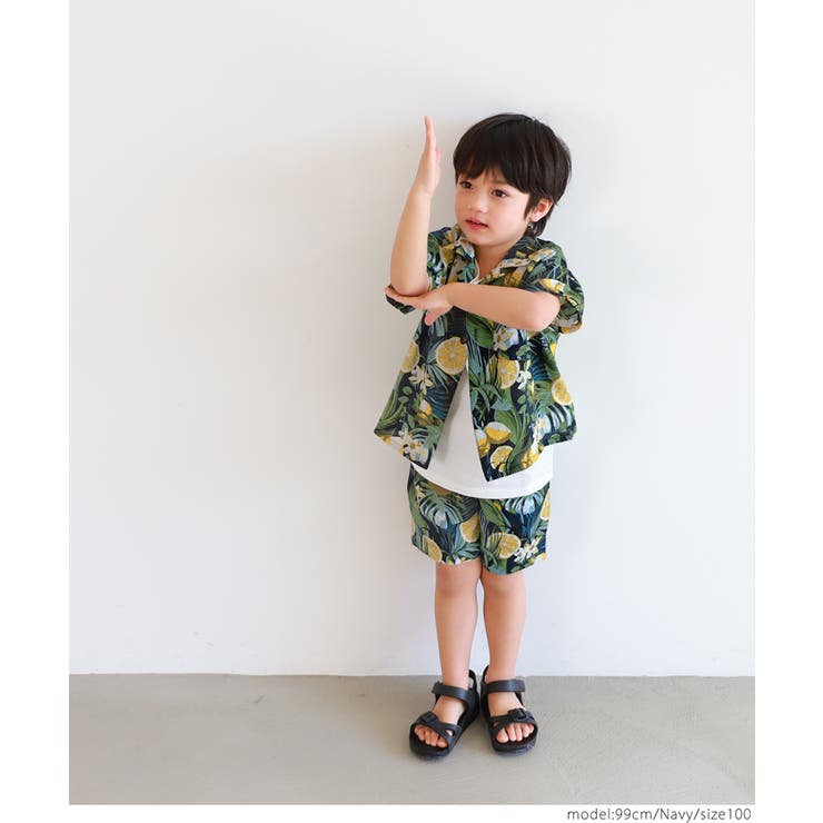 キッズ レモン柄ショートパンツ[品番：PA000012432]｜coca（コカ