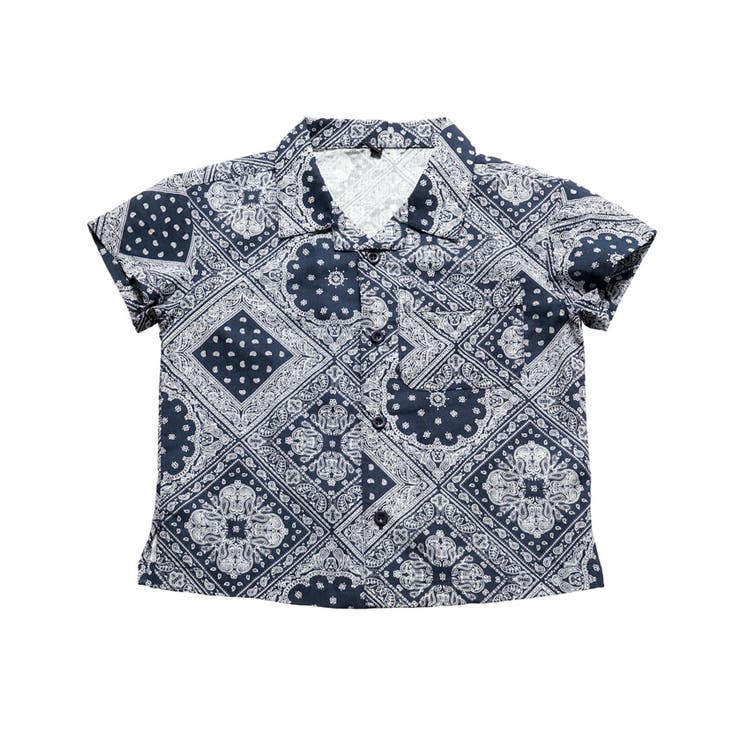 キッズ 親子お揃いバンダナアロハシャツ | coca | 詳細画像3 