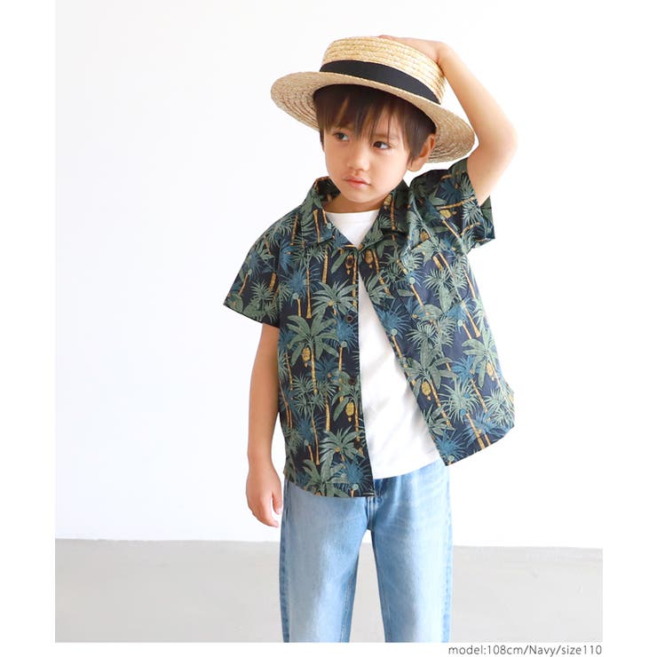 キッズ バナナの木アロハシャツ | coca | 詳細画像11 
