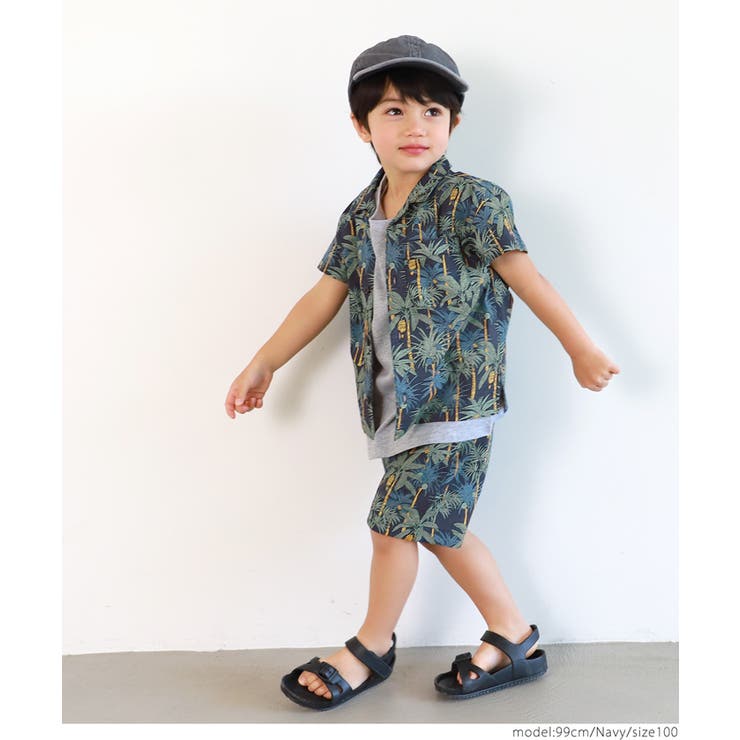 キッズ バナナの木アロハシャツ | coca | 詳細画像13 