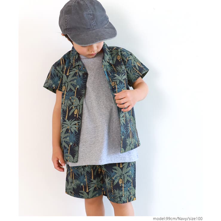 キッズ バナナの木アロハシャツ | coca | 詳細画像14 